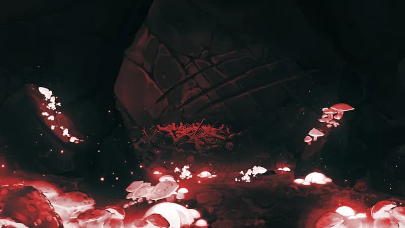 Bone Mill Lair map, Bioluminescent Red variant thumbnail