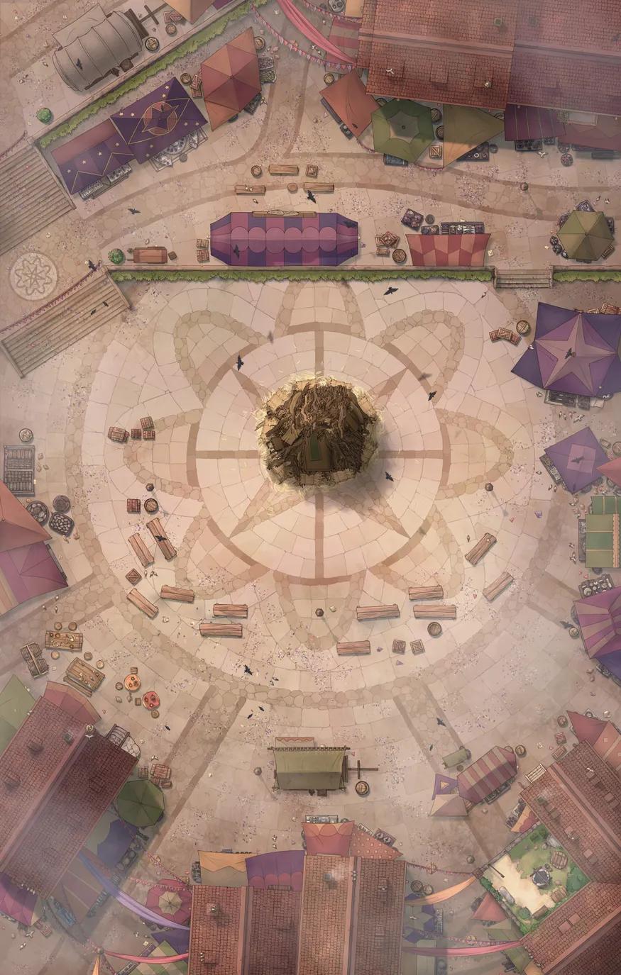 Marketplace Festival map, Pyre Day variant thumbnail