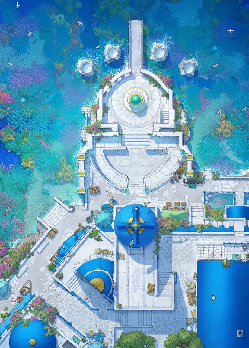 Shimmering Port map, Coastal variant thumbnail