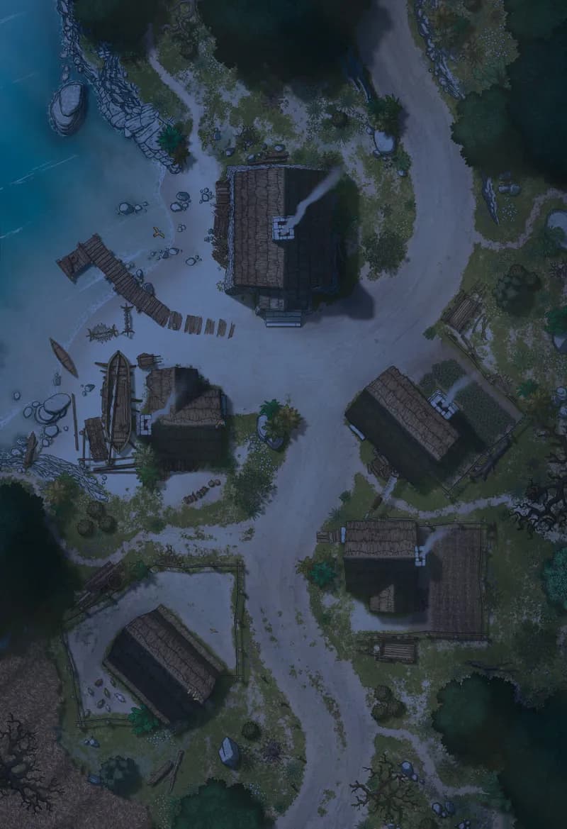 Hauthell map, 01 Tropical Night variant thumbnail