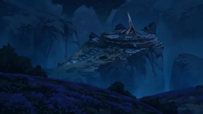 Giant Ancient Sundial map, Original Night variant thumbnail