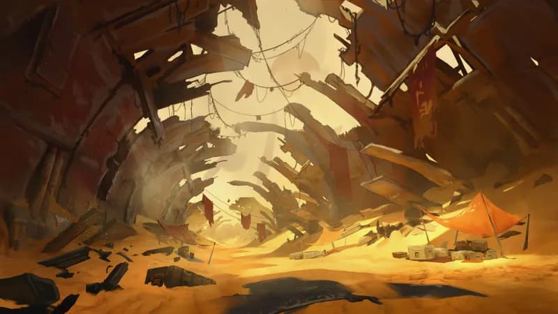 Starship Graveyard map, Endless variant thumbnail