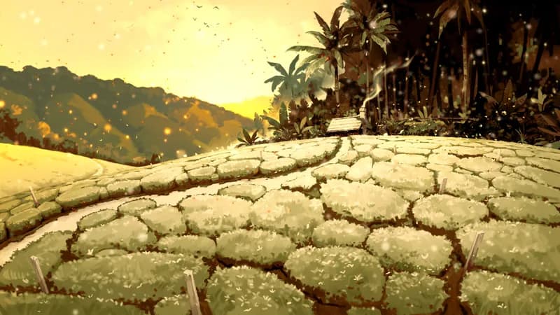 Secluded Tea Valley map, Dust variant thumbnail