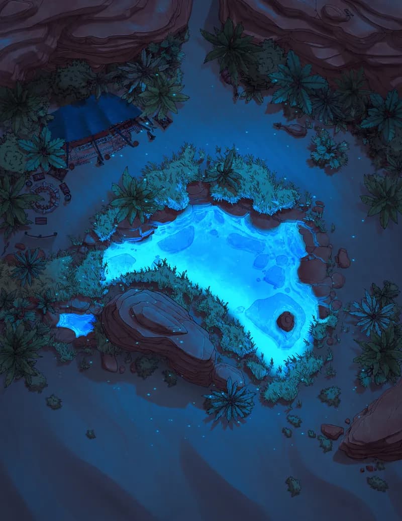 Verdant Oasis map, Mana Pool variant thumbnail