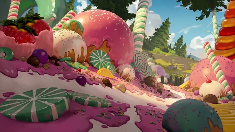 Candy Castle map, Bridge to the Candy Kingdom variant thumbnail