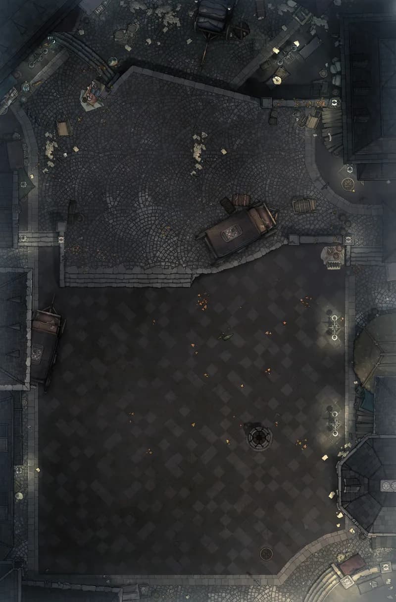 Eel Abattoir map, City Streets Night variant thumbnail