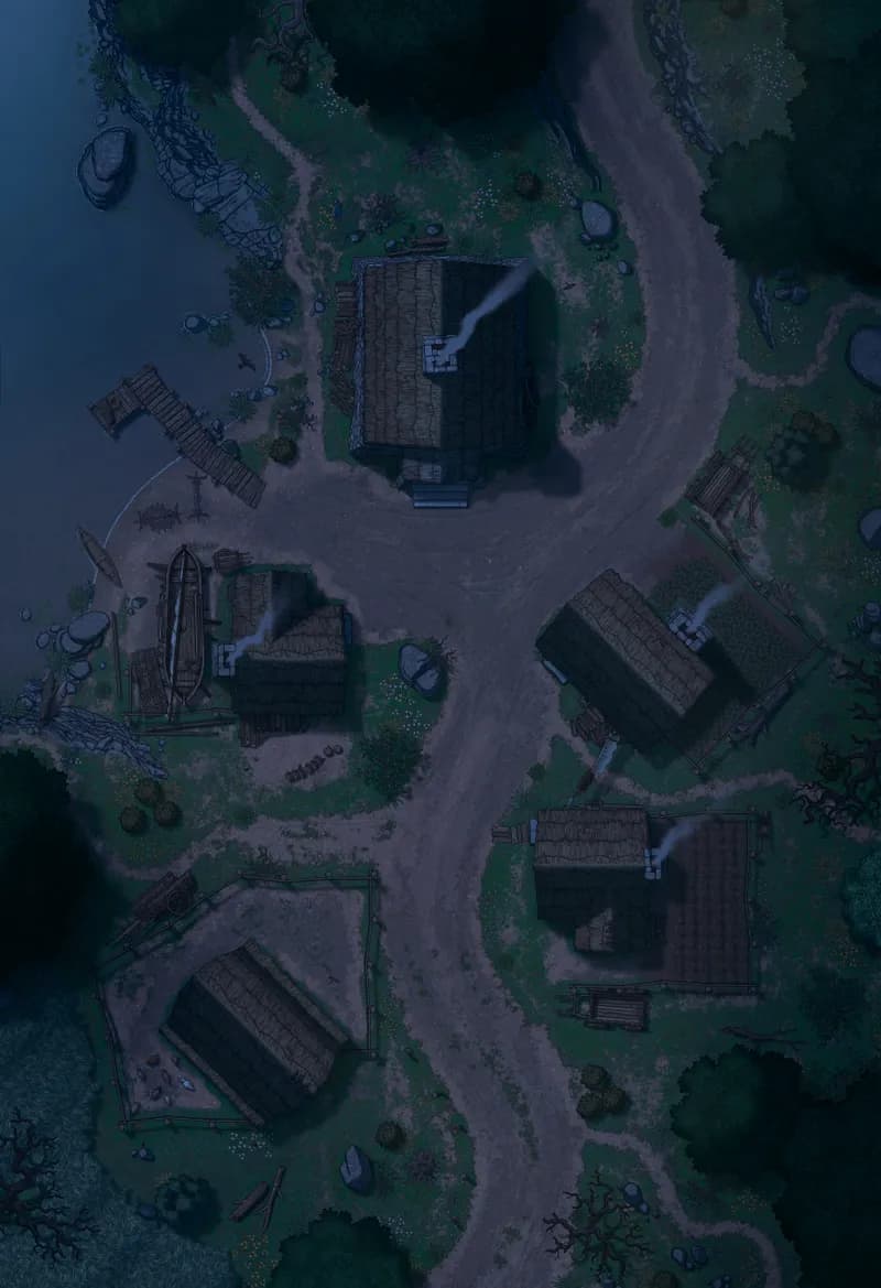 Hauthell map, 01 Lake Night variant thumbnail