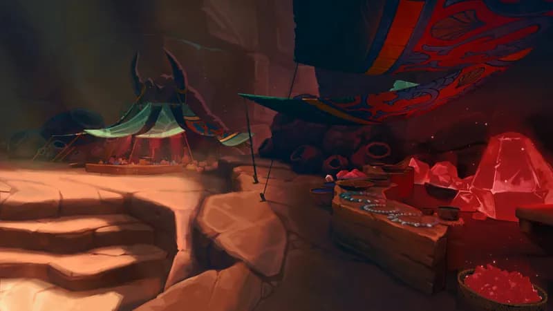 Beetle Tribe Canyon map, Crystals variant thumbnail
