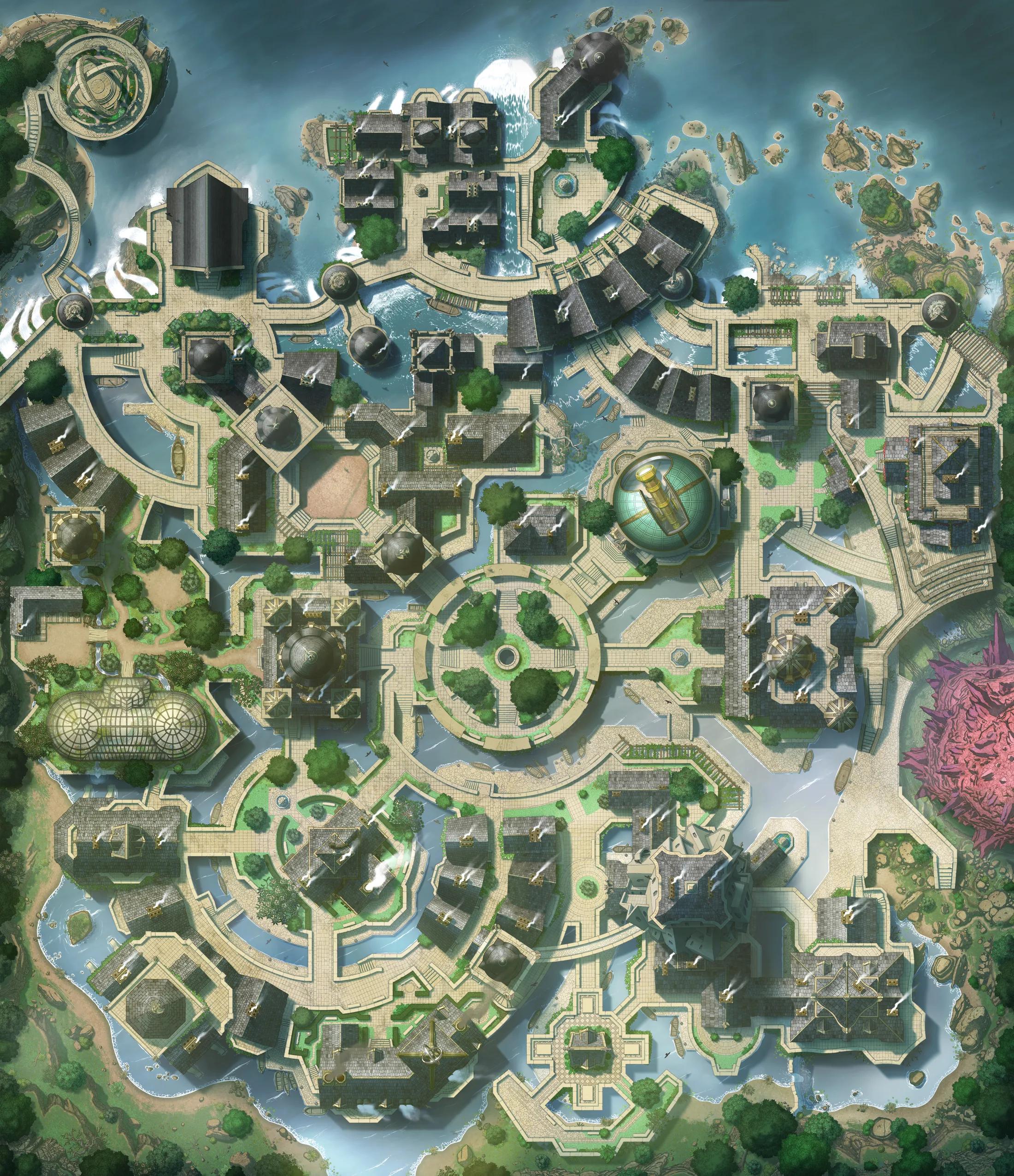 Elseridge Academy map, Forest Day variant thumbnail