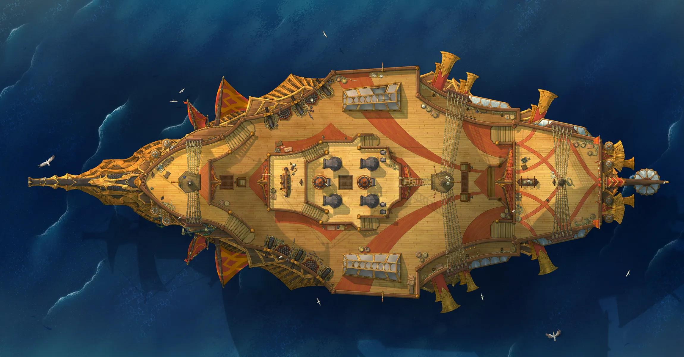 Dragon Ship Exterior map, Open Sea Day variant thumbnail