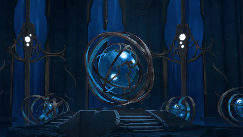 Ancient Tech Treasury map, Dark variant thumbnail