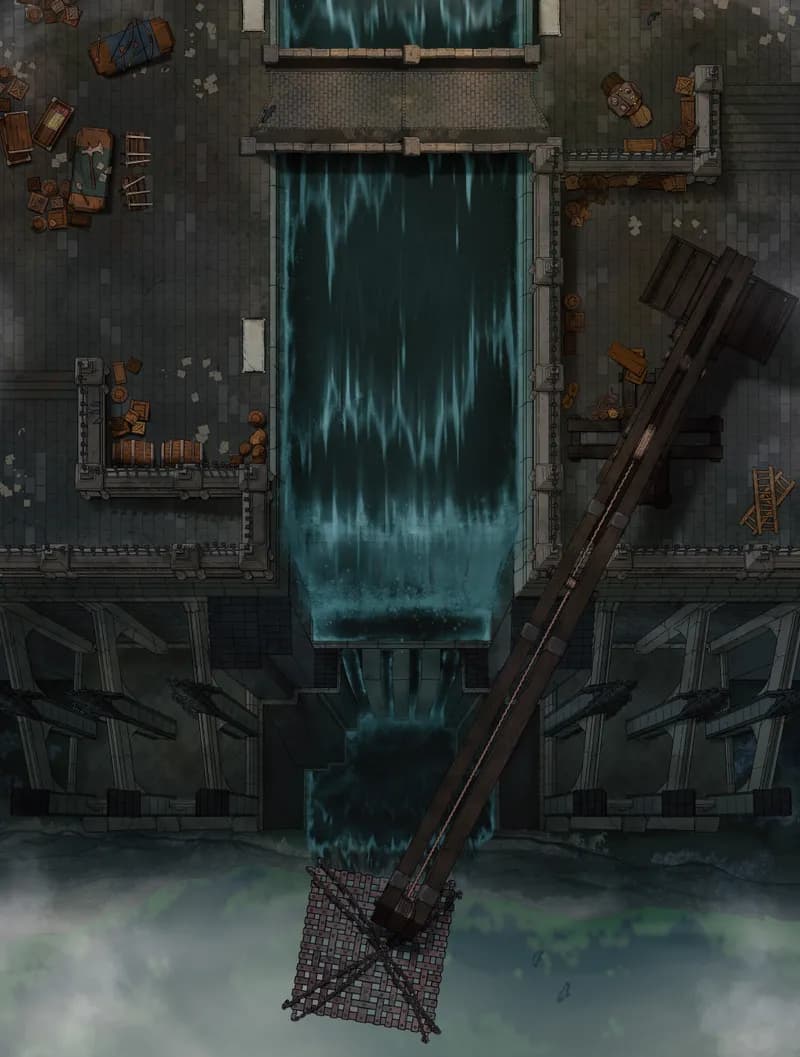 Wyrm Winch map, Waterfall variant thumbnail