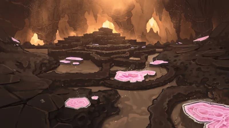 Healing Cave Spring map, Dry variant thumbnail