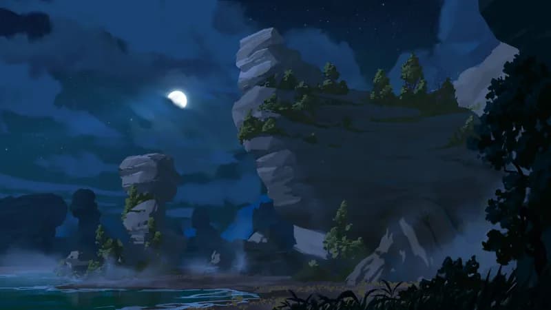 Tidal River map, Original Night variant thumbnail