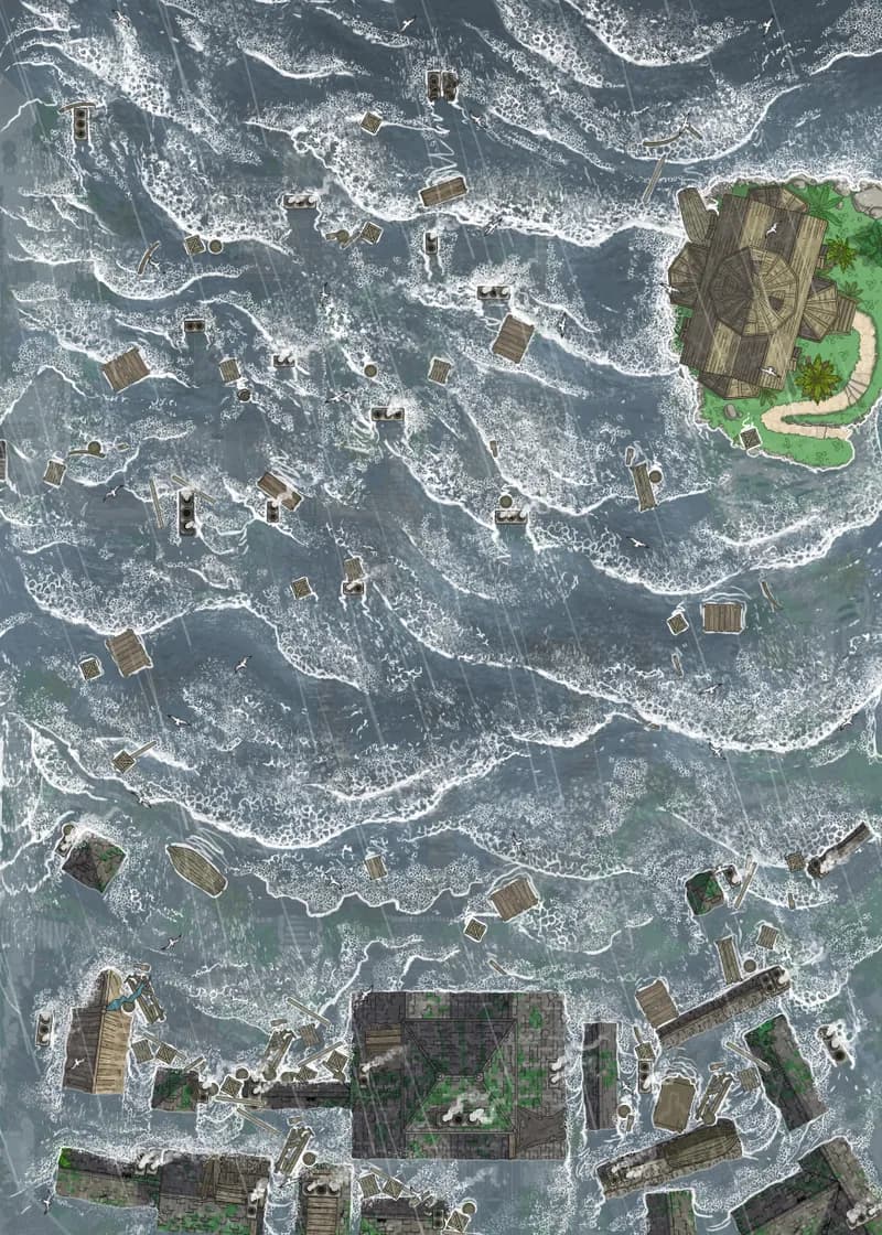 The Sinking Slums map, Flooded Day variant thumbnail