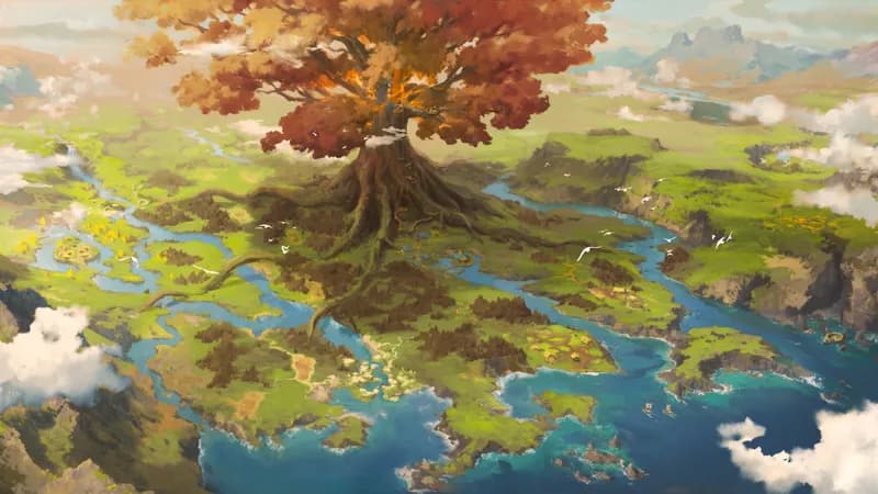 Realm of Yggdrasil map, Autumn variant thumbnail