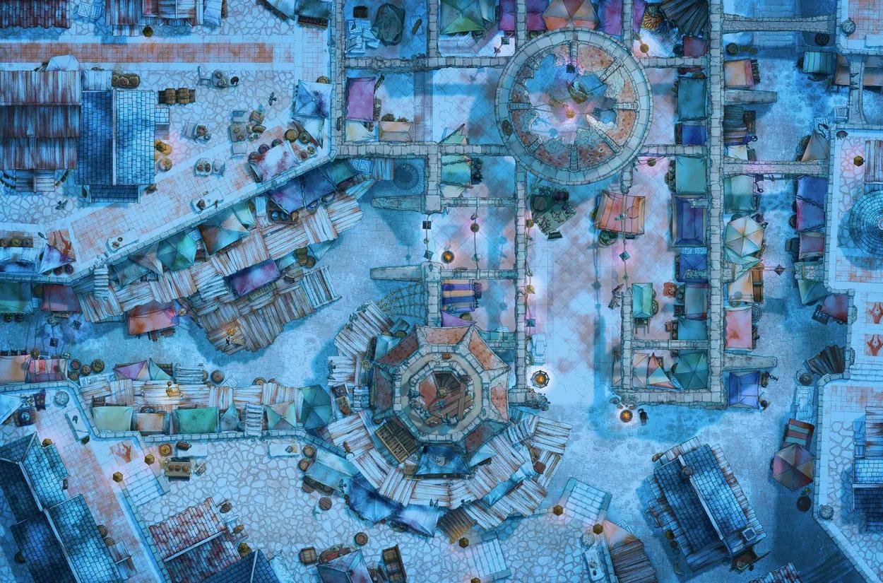 Black Market Streets map, Winter No Snow variant thumbnail