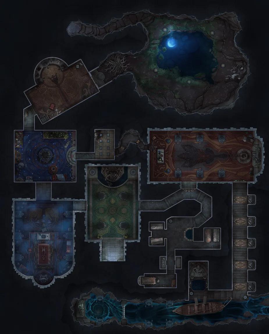 Archon's Catacombs map, Dark variant thumbnail