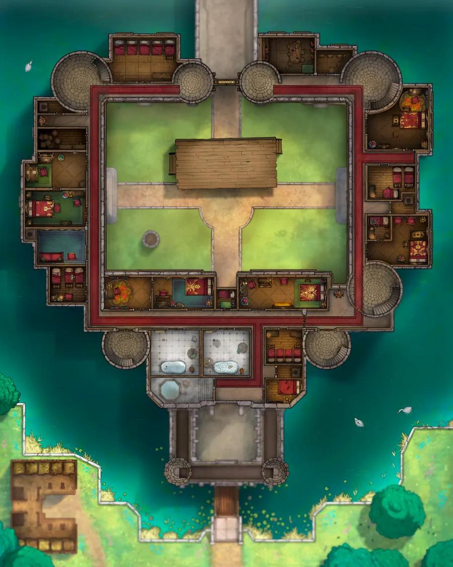 Palace Outer Court map, Second Floor Stage variant thumbnail