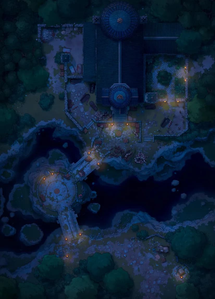 Celestial Chapel map, Original Night variant thumbnail