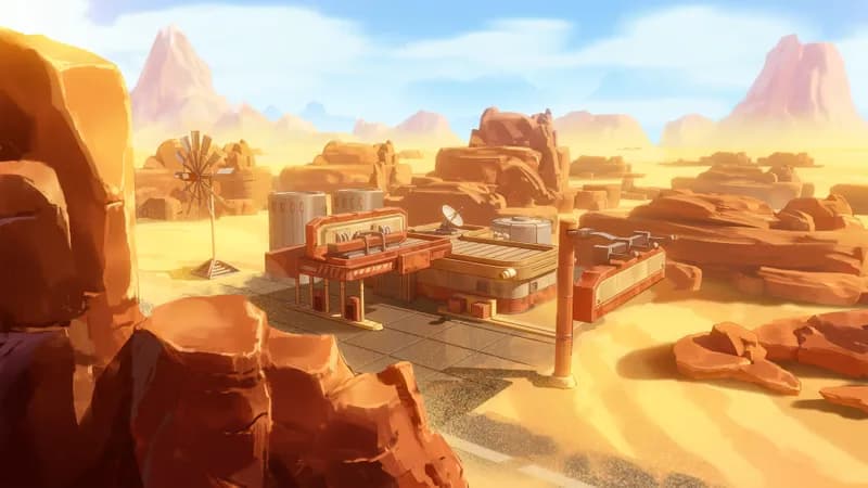 Apocalyptic Fuel Station map, Original Day variant thumbnail