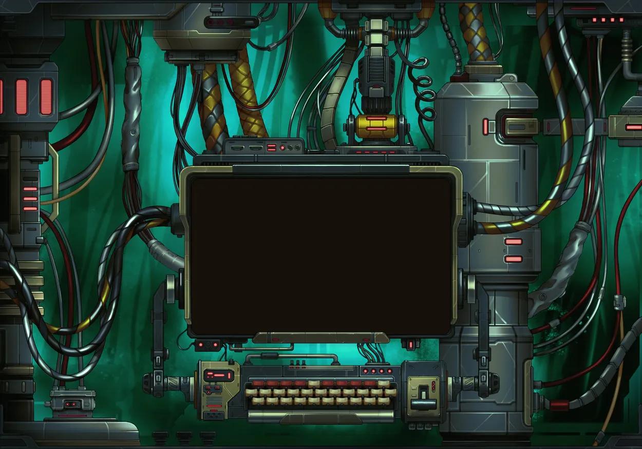 Cyber Maze map, Azure 01 variant