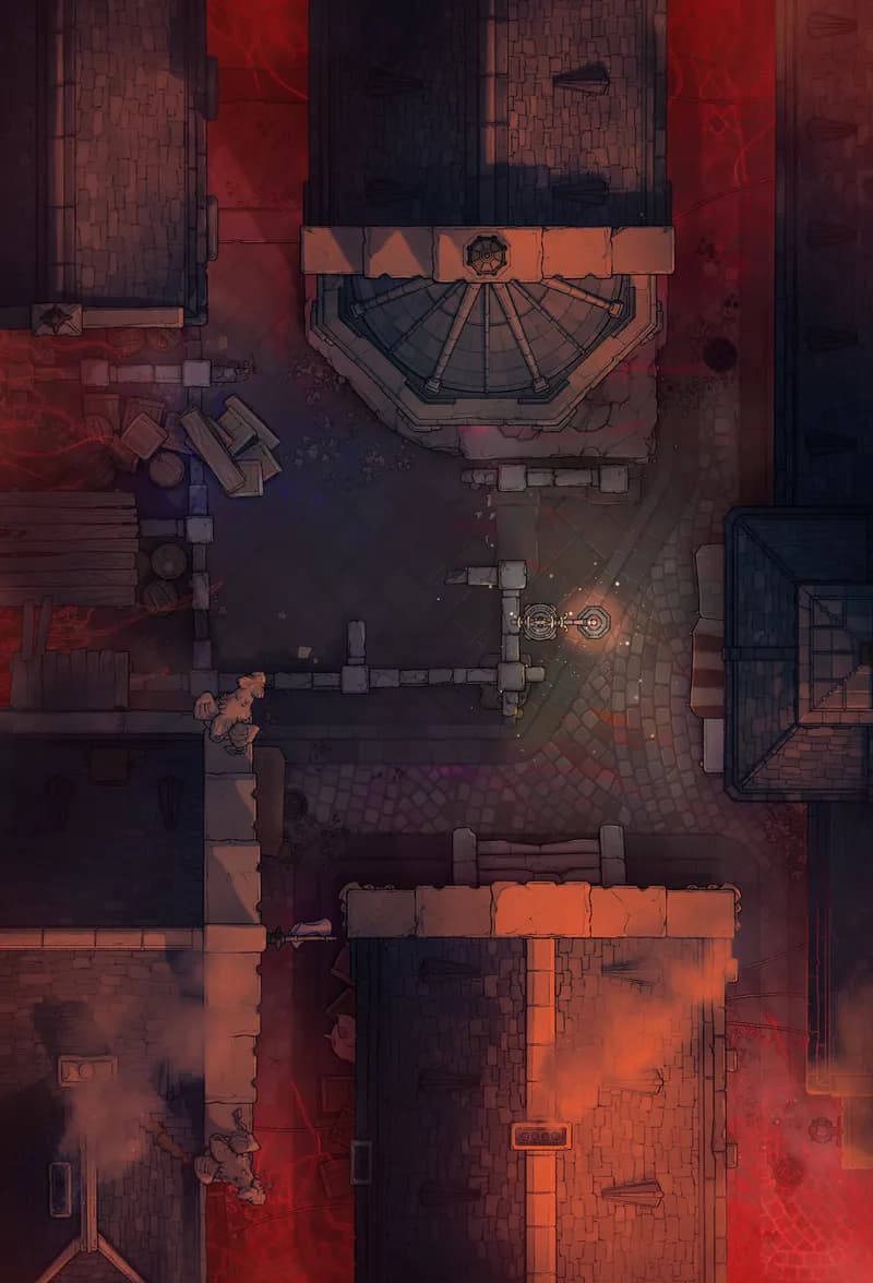 Dark Alleys map, Layout 3 Menace variant thumbnail