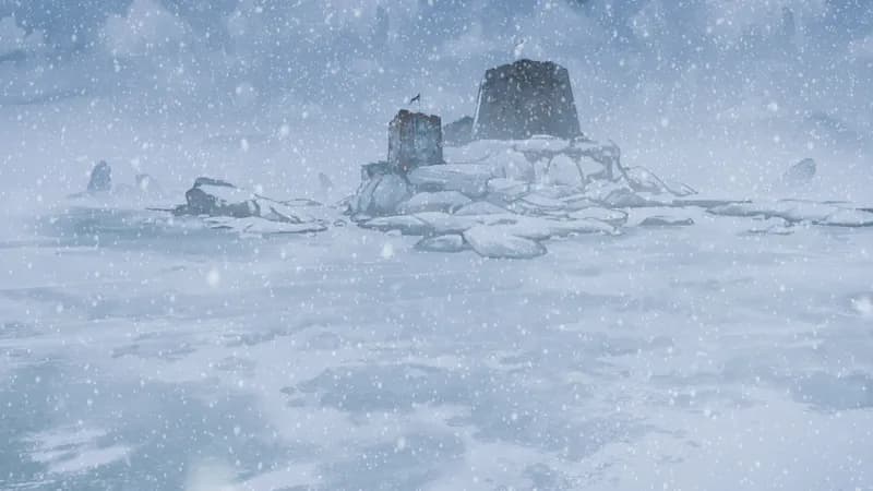 Tidal Isle Fort map, Winter variant thumbnail