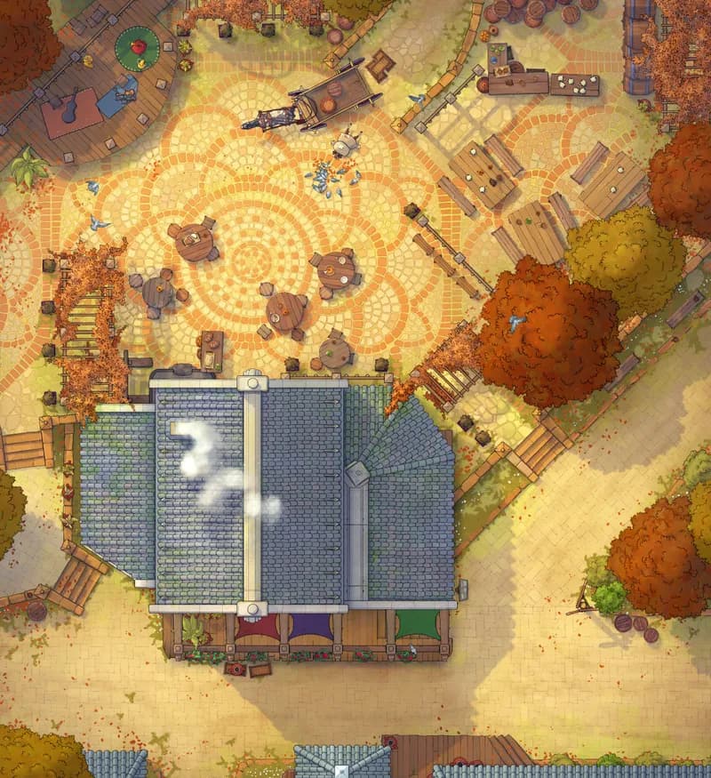Beer Garden Tavern map, Autumn variant thumbnail