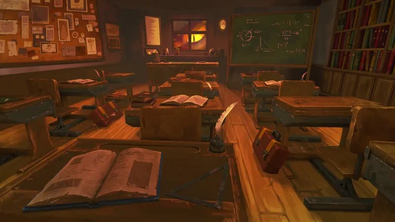 Quaint Village School map, Dragon variant thumbnail