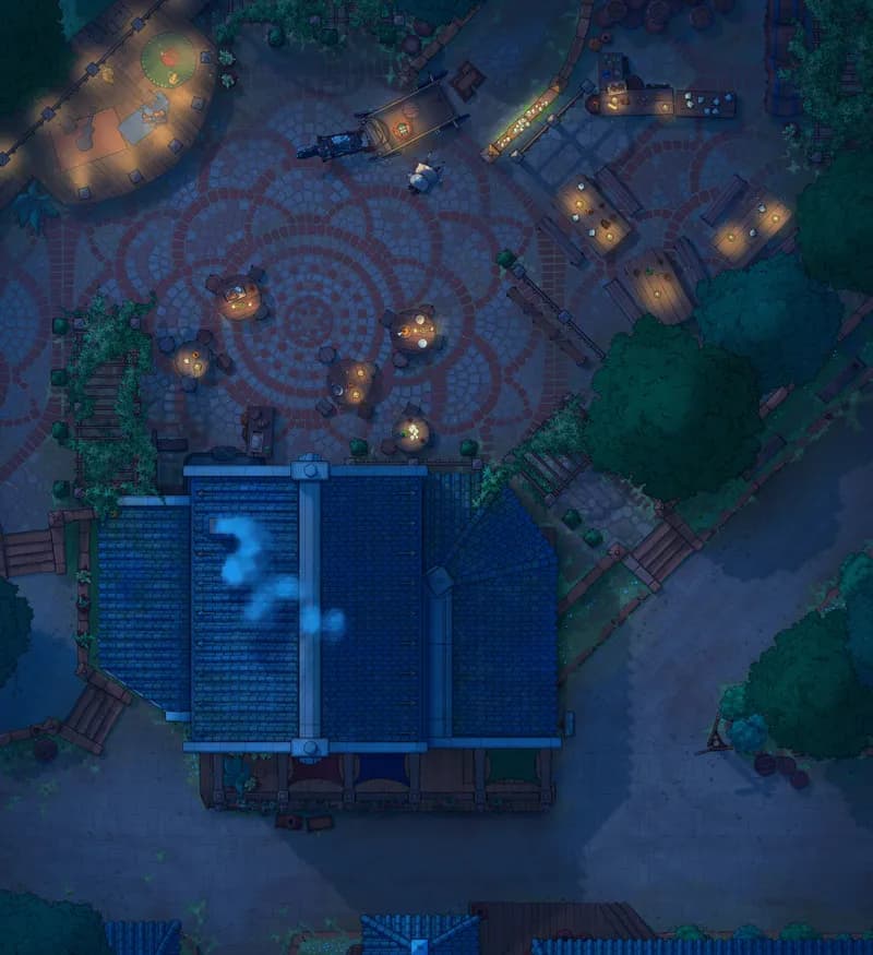 Beer Garden Tavern map, Original Night variant thumbnail