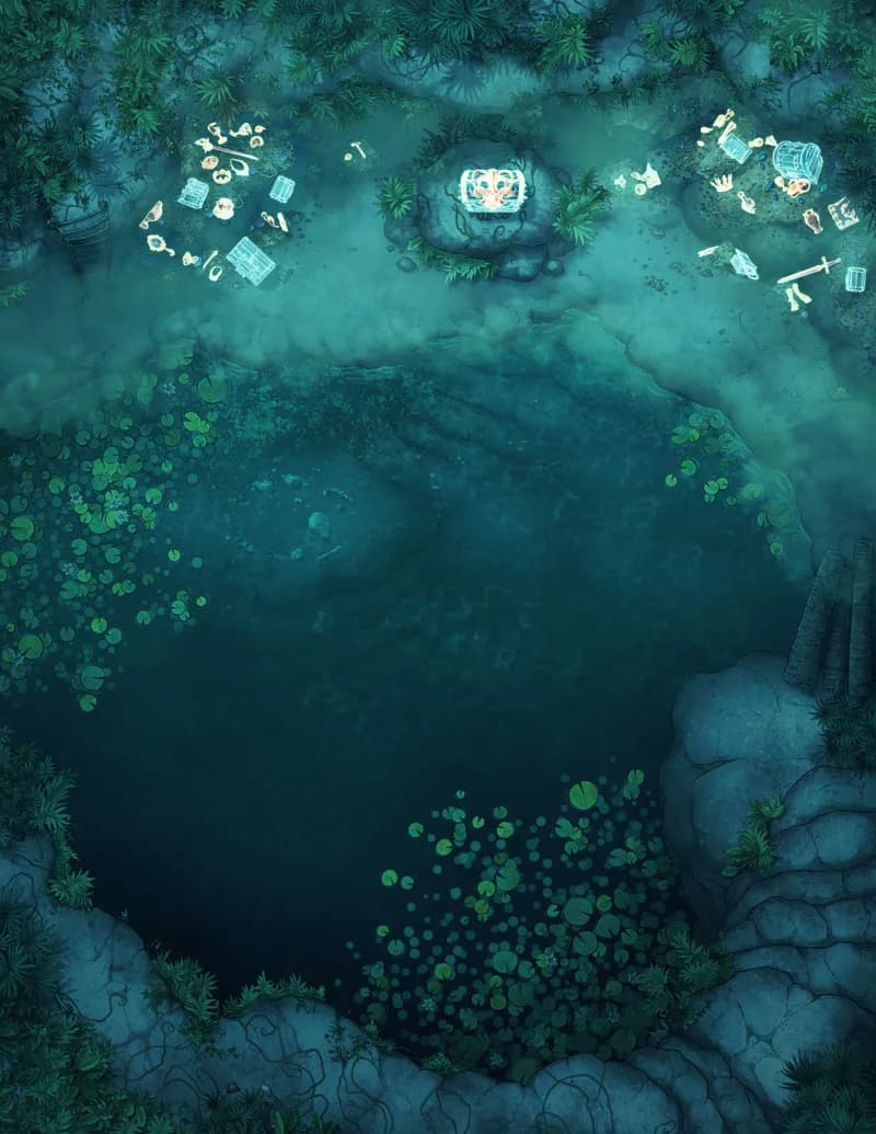 Jungle Treasure Trove map, Cursed Treasure variant thumbnail