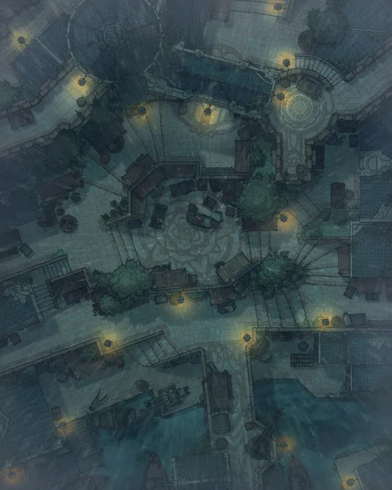Marketplace Bridge map, Rain variant thumbnail