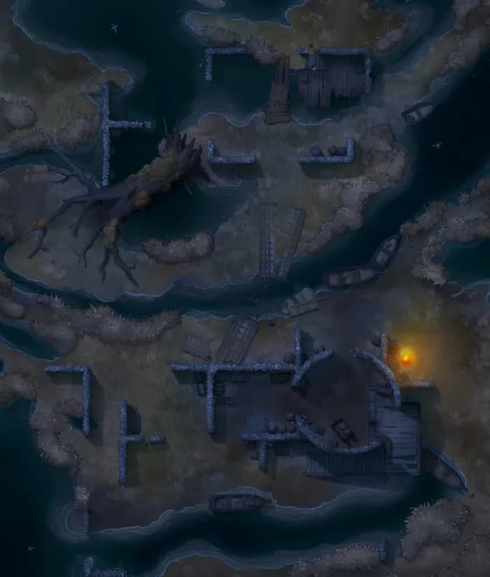 Smuggler's Fen map, Original Night Fire variant thumbnail