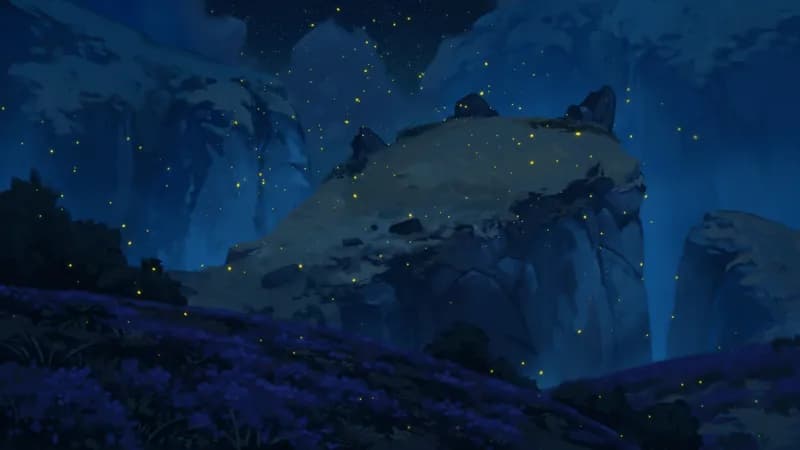 Giant Ancient Sundial map, Natural Night variant thumbnail