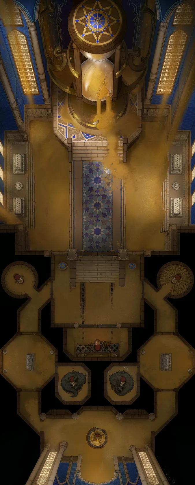 Tomb of Sand Interior map, Sand Flood Stage 01 variant thumbnail