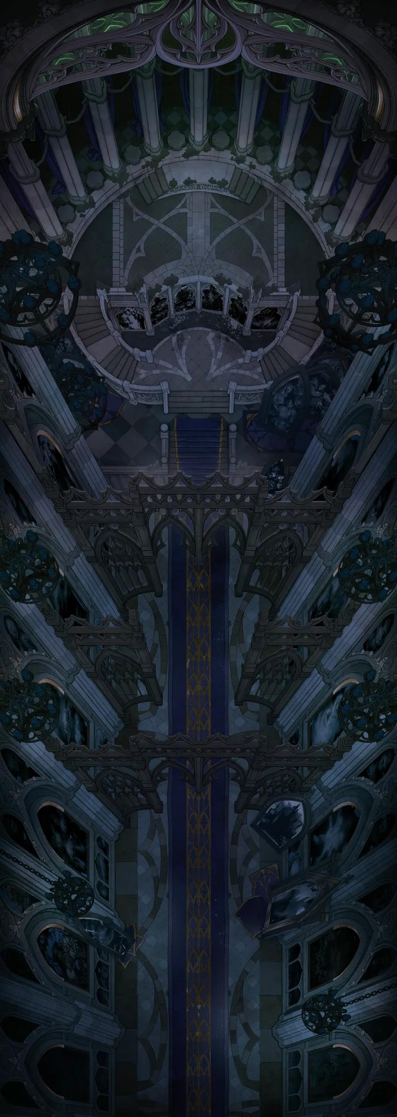 Throne Gallery map, Dark variant thumbnail