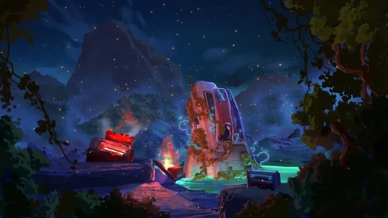 Crash Site Repair Camp map, Fireflies variant thumbnail