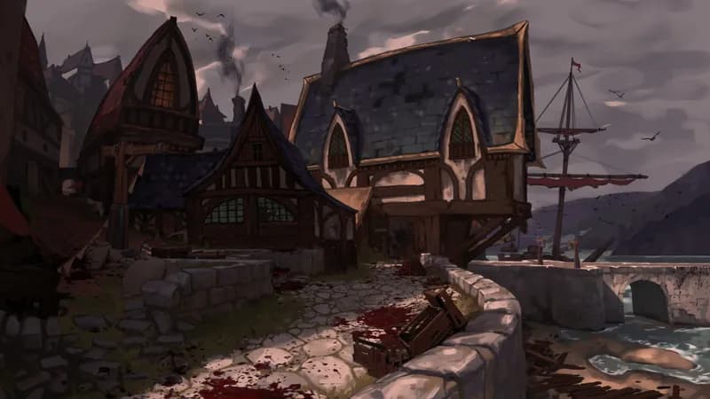 Low Town Docks map, Massacre variant thumbnail