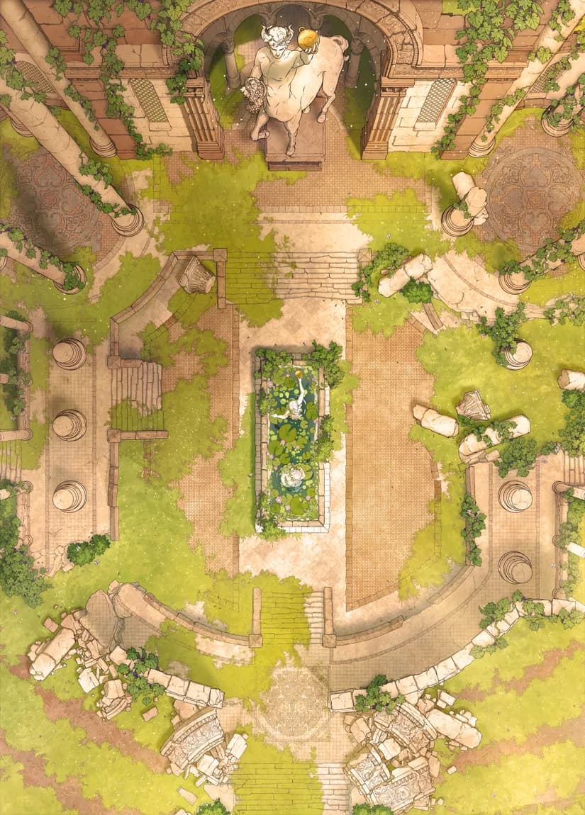 Fey Vineyard map, Ruins Day variant thumbnail