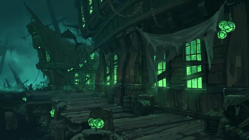 Haunted Dockside Tavern map, Original Night variant thumbnail