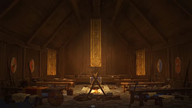 Viking Longhouse map, Open Room variant thumbnail