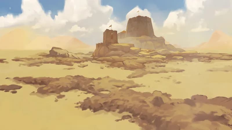 Tidal Isle Fort map, Desert variant thumbnail