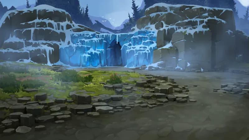 Melting Glacier map, No Water variant thumbnail