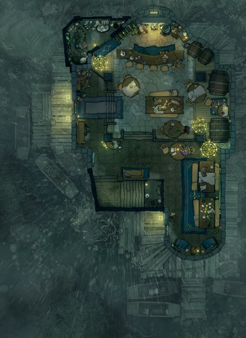 Eeler's Inn map, Rain variant thumbnail