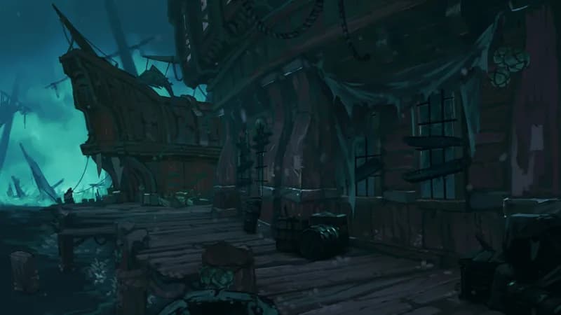 Haunted Dockside Tavern map, Abandoned variant thumbnail