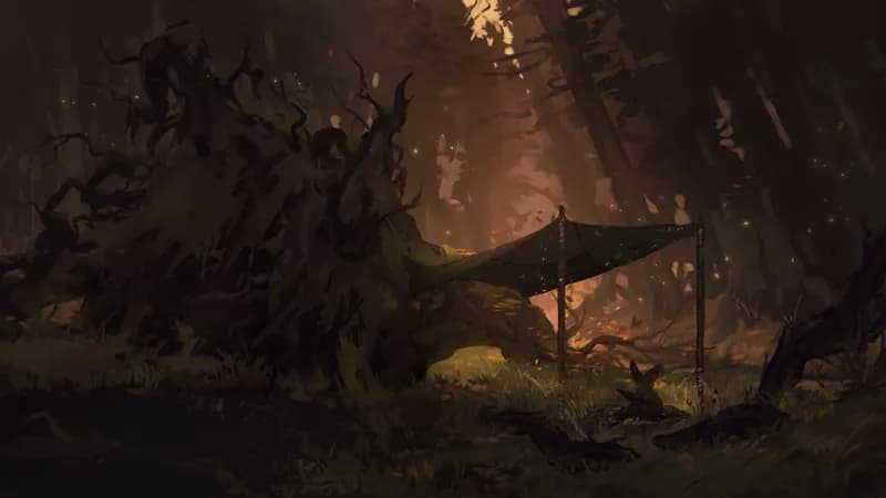 Depths of the Festerwood map, Camp Fire Day variant thumbnail