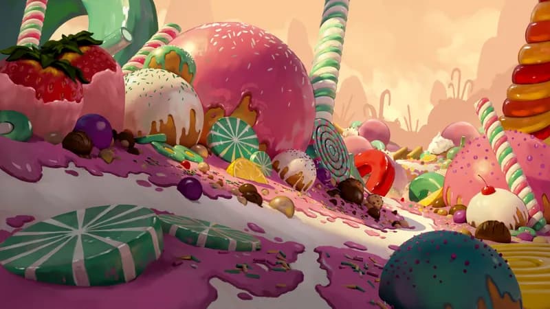 Candy Castle map, No Castle Day variant thumbnail