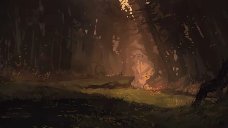 Depths of the Festerwood map, Glade Day variant thumbnail