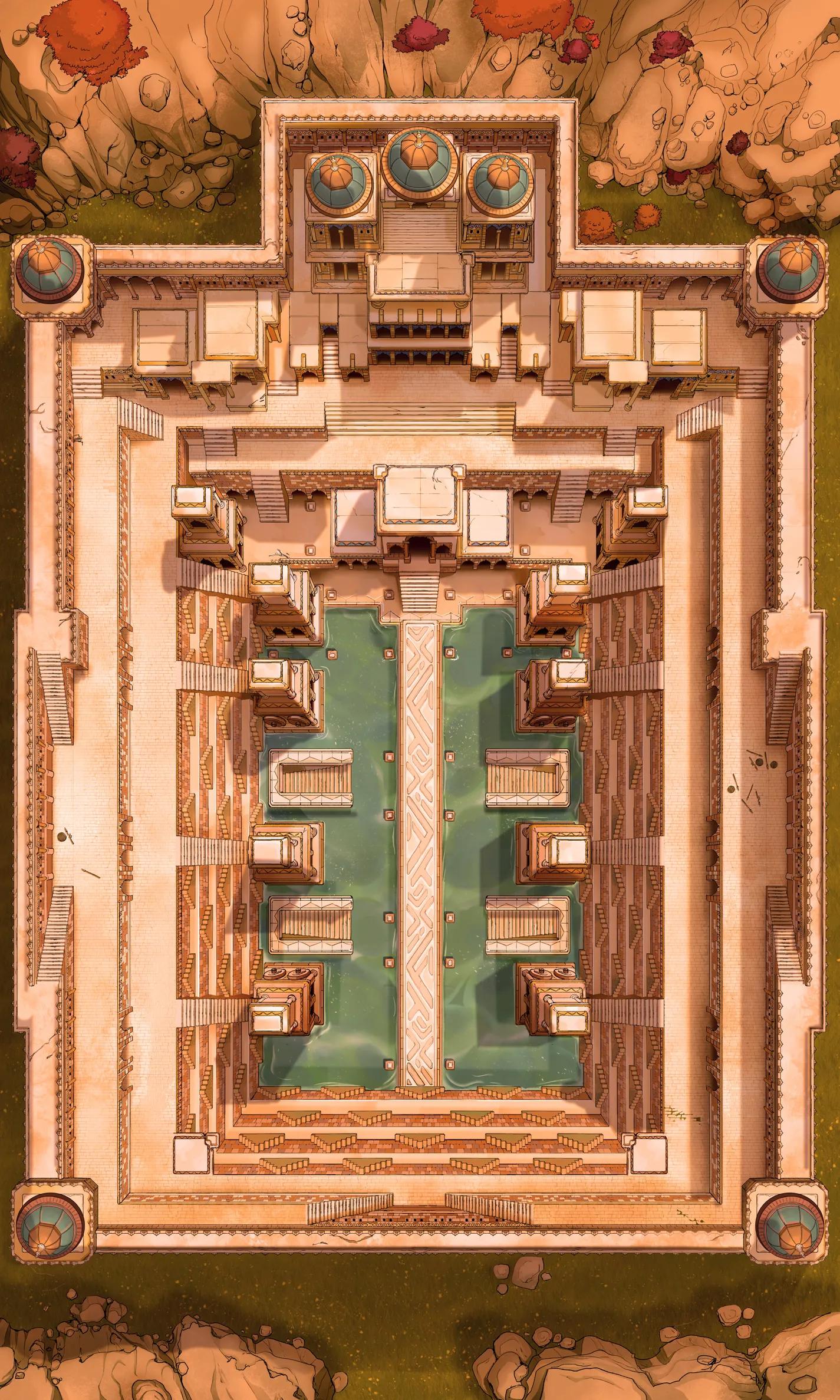 Ancient Stepwell map, Autumn variant thumbnail